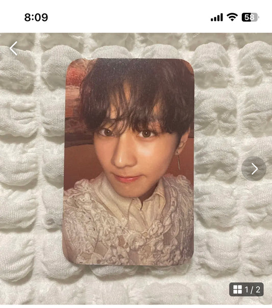 ENHYPEN Jungwon's public broadcast photocard set fedex
