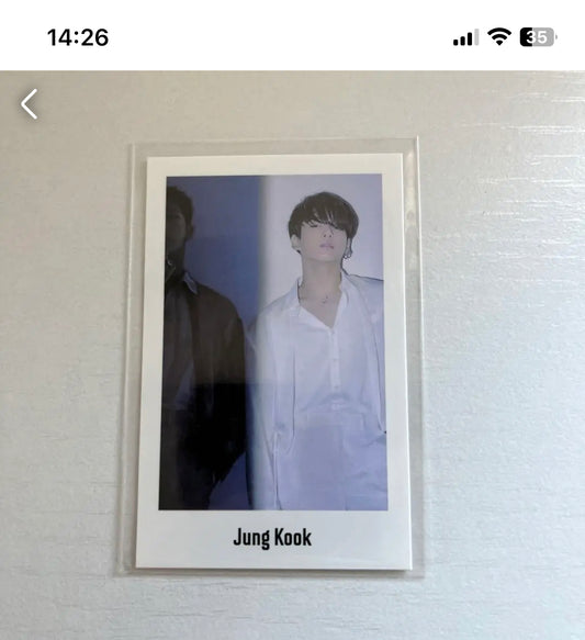 bts jungkook proof official photocard