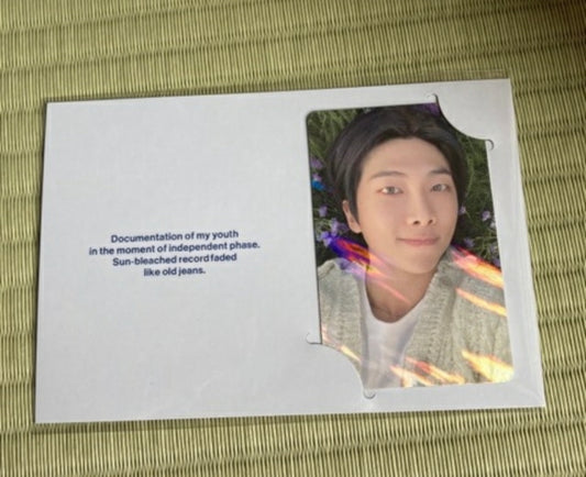 bts jimin face RM indigo official photocard set