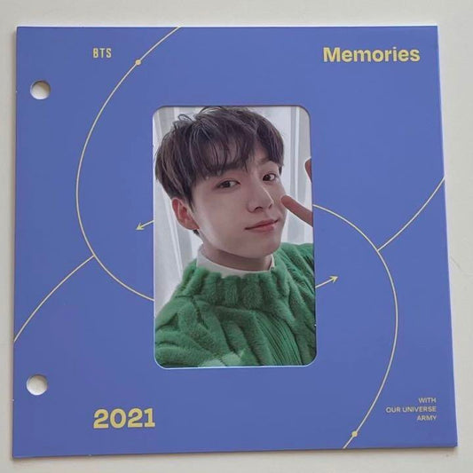BTS 2021 Memories JUNGKOOK V official photo card 3set