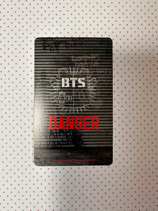 BTS jimin Danger BOY IN LUV official photocard 2 set
