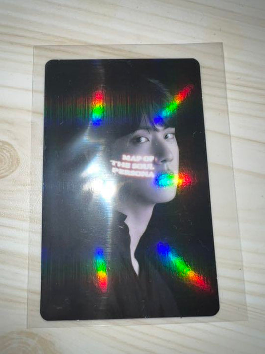 BTS suga 3 jin concept hologram official photo card 4set