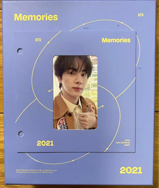BTS JIN 2021 Memories Official photo card