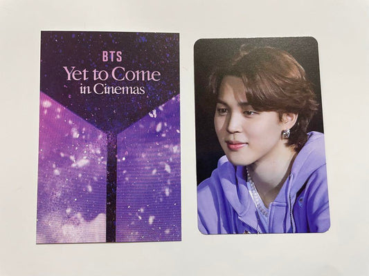 BTS Yet to Come in Cinemas JIMIN Official photo card