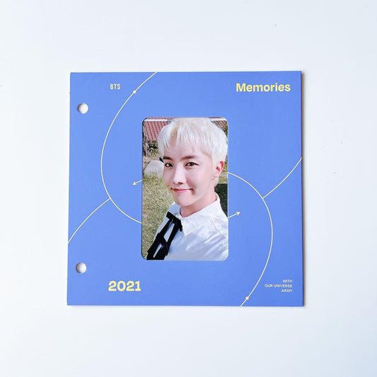 BTS 2021 Memories Blu-ray J-hope ②　suga①　RM①　official photo card　4set