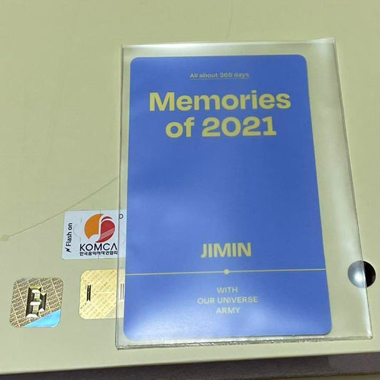 BTS 2021 Memories JIMIN official photo card